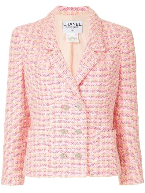 chanel tweed jacket pink price|women's Chanel style tweed jacket.